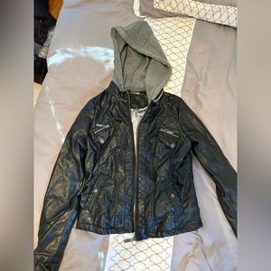 J2 Faux Leather Fur Jacket